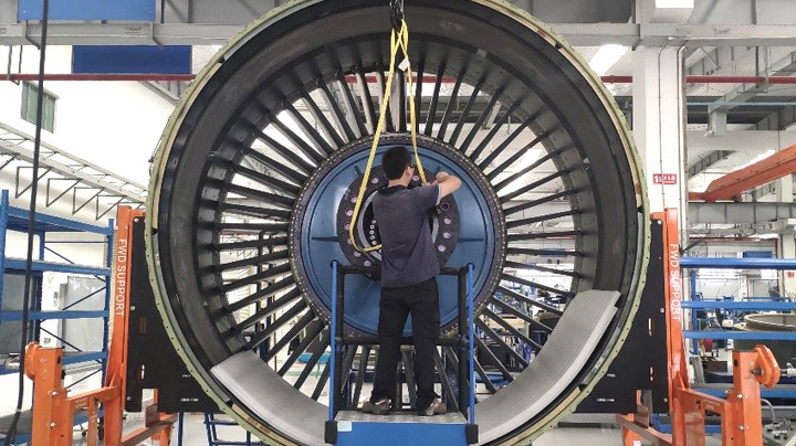 港机复合材料服务新增GE90发动机风扇机匣维修能力