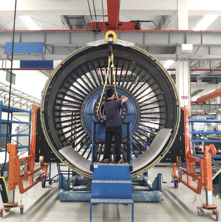 港机复合材料服务新增GE90发动机风扇机匣维修能力